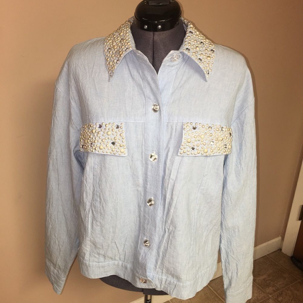 Saint Germaine vintage denim jacket size 16